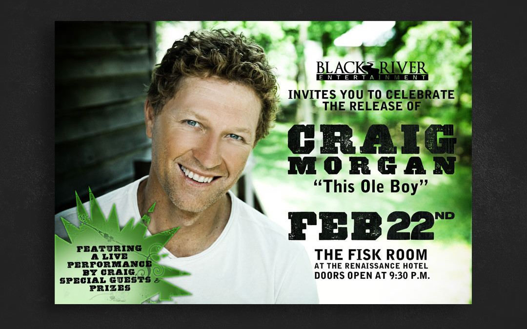 Craig Morgan CRS Event Flyer